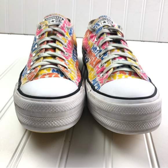 Converse Chuck Taylors Women’s My Story Low Platform Sneakers Sz 9 - Picture 3 of 11